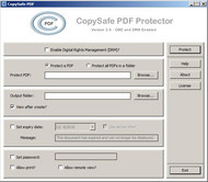 Copysafe PDF screenshot